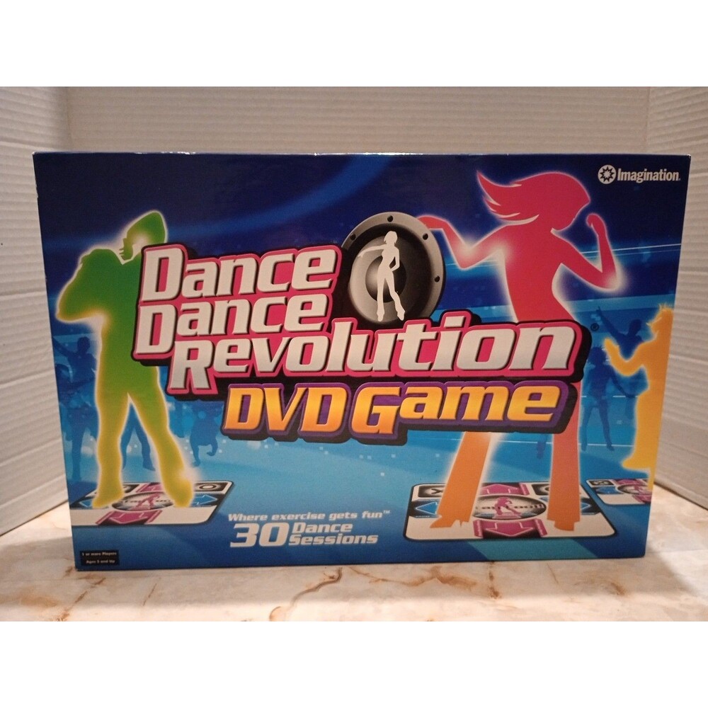 Dance Dance Revolution DVD Game 2006 30 Dance Sessions DDR Complete Ages 5 & Up